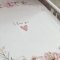 Детская простынь на резинке Маленькая соня С печатью Heart and Flowers Белый/Розовый 1780412