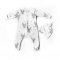 Человечек детский с шапочкой Ripka Олени на молочном Белый/Черный 3 - 6 мес 11124305122