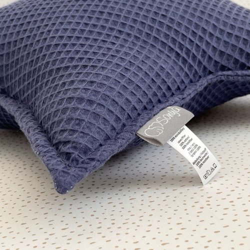 Декоративная подушка Маленькая Соня Звезда вафля Синий 10664183