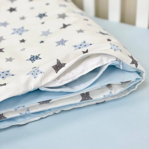Детское постельное белье в кроватку Маленькая Соня Baby Dream Stars голубой Голубой 0303282
