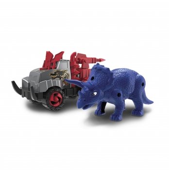 Игровой набор машинка Road Rippers с динозавром Triceratops blue Синий 20073