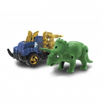 Игровой набор машинка Road Rippers с динозавром Triceratops green Зеленый 20074