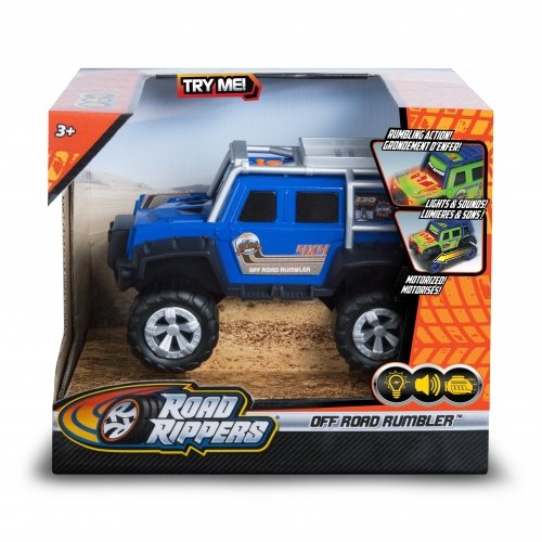 Интерактивная игрушка машинка Road Rippers Джип Off Road Rumbler со световыми и звуковыми эффектами Deep Blue Синий 20092
