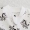 Пеленка кокон для новорожденных на молнии Minikin MIX 0 - 3 мес Футер Белый/Черный 2010001