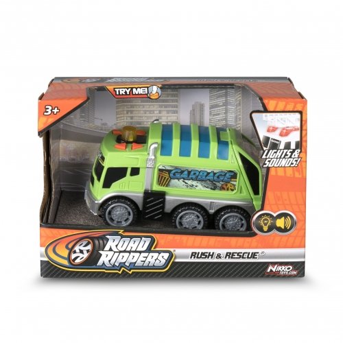 Интерактивная игрушка машинка Road Rippers Мусоровоз со световыми и звуковыми эффектами 20133