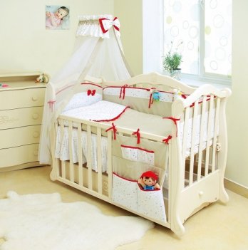 Детская постель Twins Premium Starlet Бежевый 4028-P-021