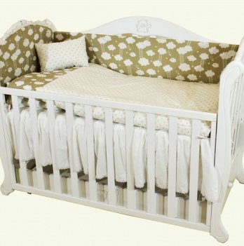 Детская постель Twins Comfort 4 элемента, защита/сменка