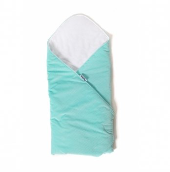 Конверт одеяло для новорожденных Twins Velvet 80х80 см Мятный 9015-TW-14 