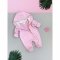 Детский комбинезон для новорожденных трехнитка My Little Fish Денди 0-12 мес Розовый 012-13