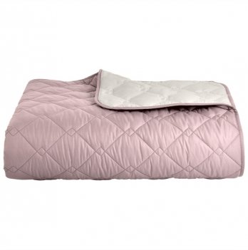 Покрывало на кровать Ideia Cube 100х135 см Розовый/Светло-серый 8-33015