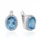 Серебряные сережки UMAX Топаз 20696tsk