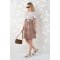Платье для беременных и кормящих Юла мама Becky Капучино DR-26.034