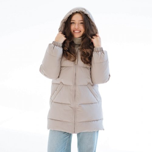 Зимняя слингокуртка для беременных Love & Carry Бежевый LCM3332