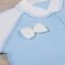 Человечек для новорожденных Бетис Бантик Голубой молочный