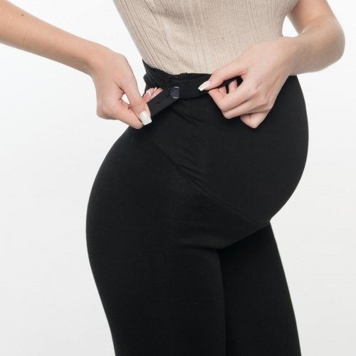 Лосины для беременных на меху Love & Carry Черный LCM1132