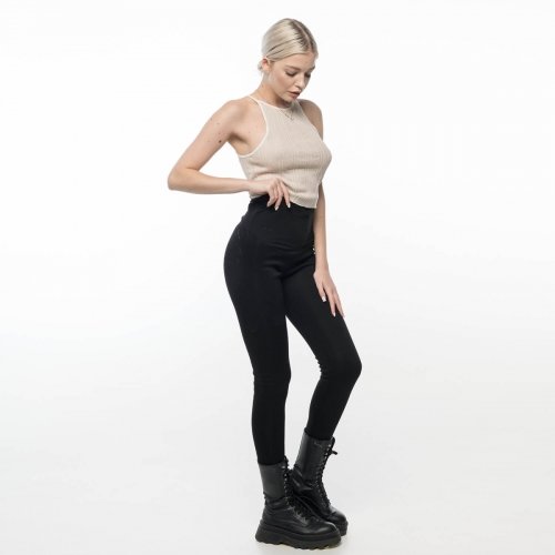 Лосины для беременных на меху Love & Carry Черный LCM1132