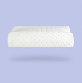 Ортопедическая подушка для сна Idea Memory Foam Волна 63х43х10/8 см Белый 8-07699