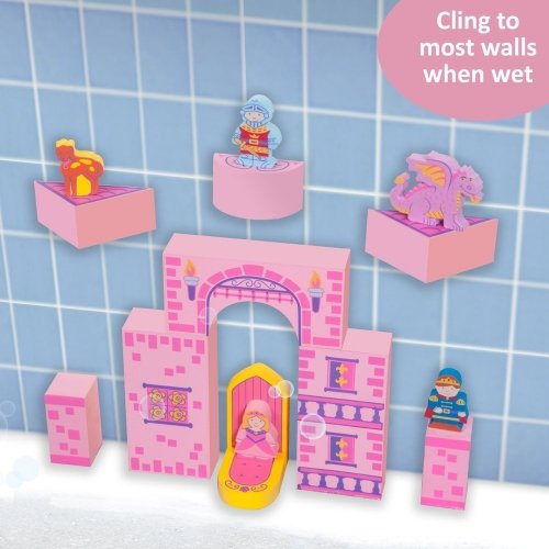 Набор плавающих блоков для ванны Just Think Toys, Замок принцессы