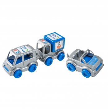 Игровой набор Тигрес Kid cars Полицейский 3 шт 39548