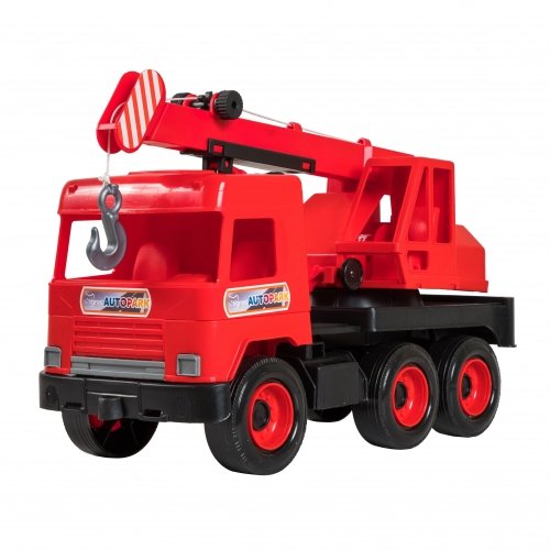 Модель машинки Тигрес Middle truck Кран Красный 39487