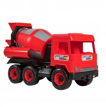 Модель машинки Тигрес Middle truck Бетономешалка Красный 39489