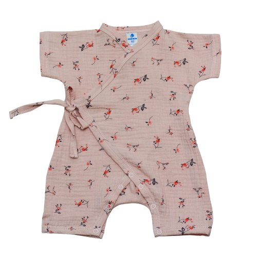 Муслиновый песочник для новорожденных Minikin Кимоно Бон Вояж 0 - 9 мес Муслин Розовый 223014