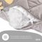 Подушка для беременных и кормящих Ideia П-образная стеганая 140х75х20 Серый см 8-33724