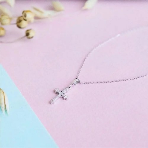 Серебряный крестик UD Kashtan с фианитами ЛК-0154Р