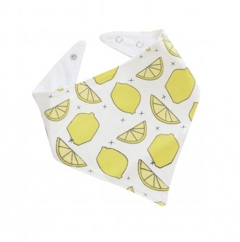 Слюнявчик для новорожденных Minikin Лимоны Желтый 226903