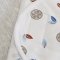 Пеленка кокон для новорожденных на липучках MIX 0 - 3 мес Футер Белый/Серый 227101