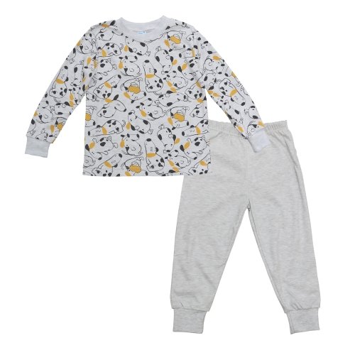 Пижама детская Minikin 1,5 - 6 лет Интерлок Серый меланж 227203