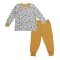 Пижама детская Minikin 1,5 - 6 лет Интерлок Серый/Желтый 227203