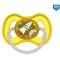 Пустышка латексная круглая Canpol babies space, 6-18 мес, желтая