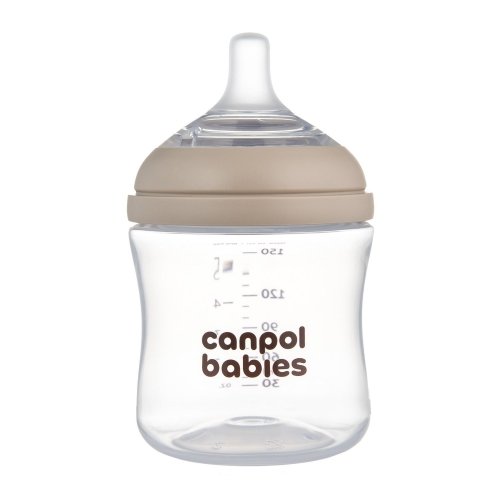 Антиколиковая бутылочка Canpol babies Natural Shape с соской Dual-zone 0m+ 150 мл 35/400