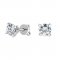 Серебряные сережки пусеты UMAX Никки 2311