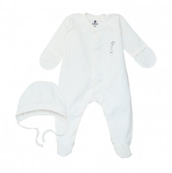 Набор одежды для новорожденных Minikin I love milk 0 - 3 мес Футер Молочный 2316001