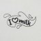 Набор одежды для новорожденных Minikin I love milk 0 - 3 мес Футер Молочный 2316301