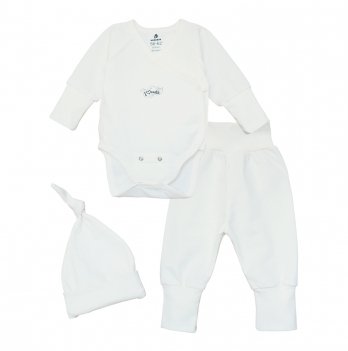 Набор одежды для новорожденных Minikin I love milk 0 - 3 мес Футер Молочный 2316301