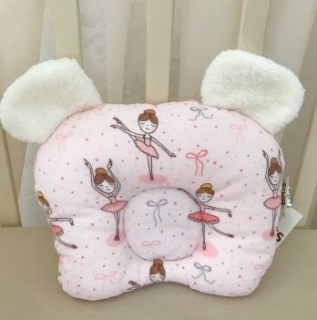 Ортопедическая подушка для новорожденных Бетис Балерина 25х33 см Пудровый 27687200