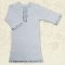 Сорочка для Крещения мальчика, Бетис Крістіан-2, д.р., интерлок, белый/голубой