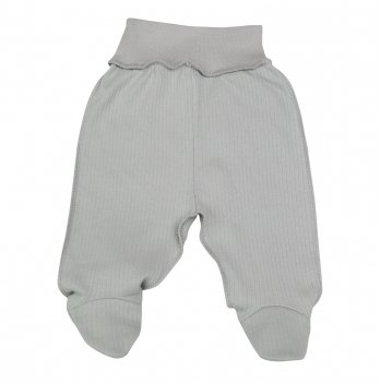 Ползунки для новорожденных Minikin Слоненятко 0 - 3 мес Интерлок Серый 2428203