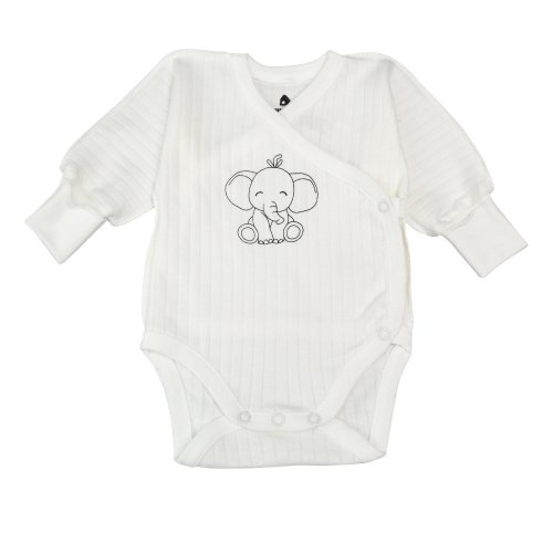 Набор одежды для новорожденных Minikin Слоненятко 0 - 3 мес Интерлок Молочный 2428403