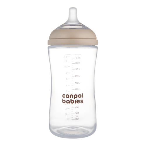 Антиколиковая бутылочка Canpol babies Natural Shape с соской Dual-zone 6m+ 330 мл 35/402