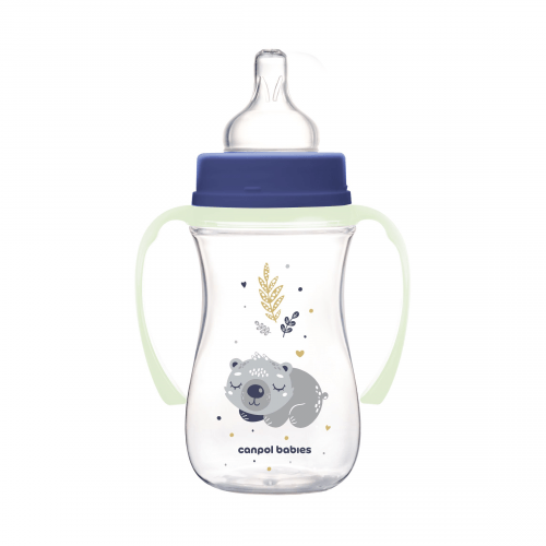 Антиколиковая бутылочка Canpol babies Easystart Sleepy Koala Голубой 3m+ 240 мл 35/237_blu