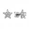 Серебряные сережки пусеты UMAX с фианитами Алисия 2455