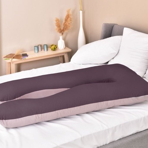 Подушка для беременных и кормящих Ideia П-образная 140х75х20 см Бежевый/Шоколадный 8-33722*005