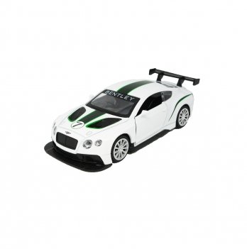 Модель машинки TechnoDrive Bentley Continental GT3 Белый 250258