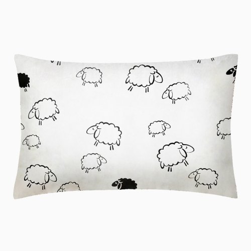 Детские наволочки Cosas Sheep Dots Mint Бязь 40х60 см