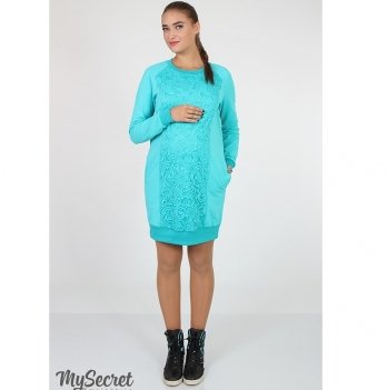 Платье для беременных и кормящих MySecret Margarita DR-36.152 мята
