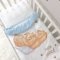 Детское постельное белье в кроватку Маленькая Соня Happy Baby Мальчик Белый/Голубой 035007